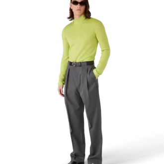 Merino-top med krage