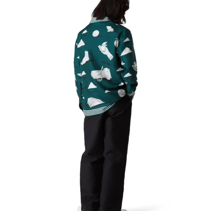 Metaphysical langermet silkeskjorte