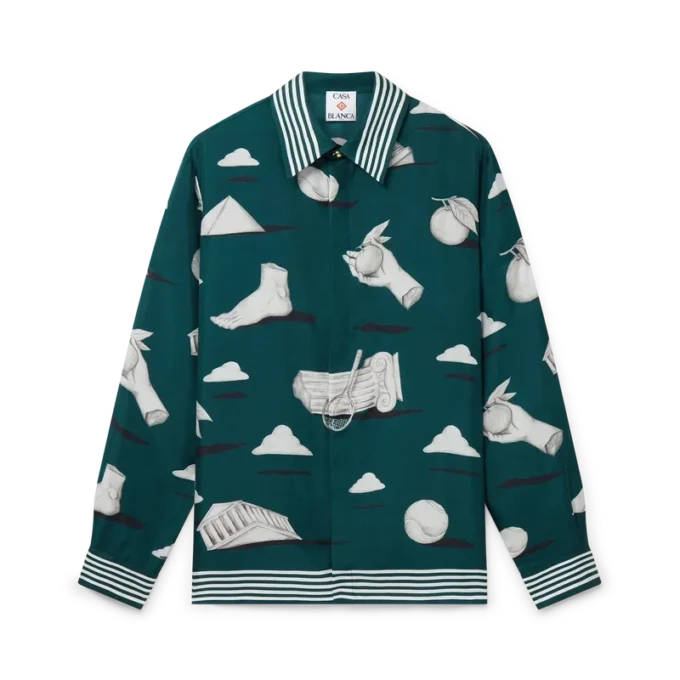 Metaphysical silke-skjorte Metaphysical silke-skjorte