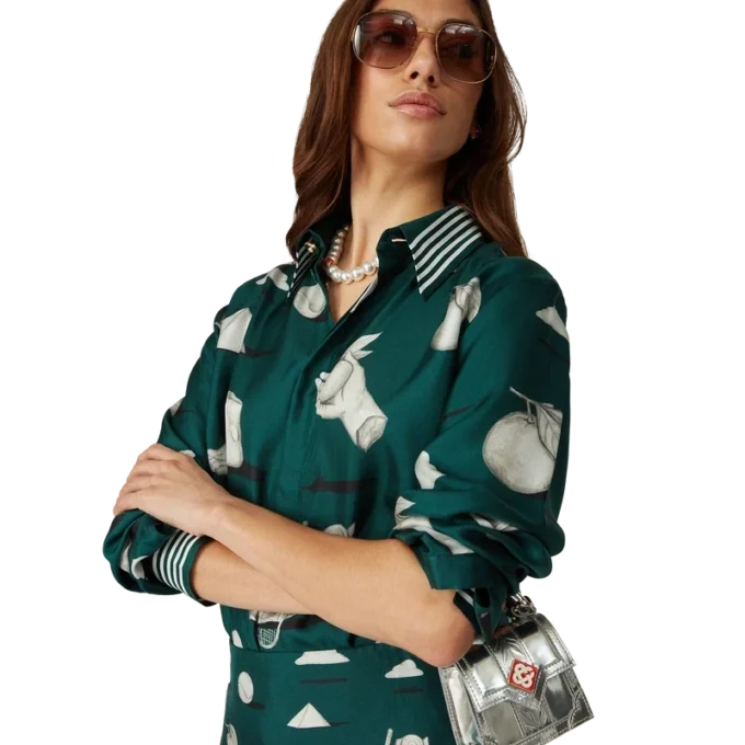 Metaphysical silke-skjorte Metaphysical silke-skjorte