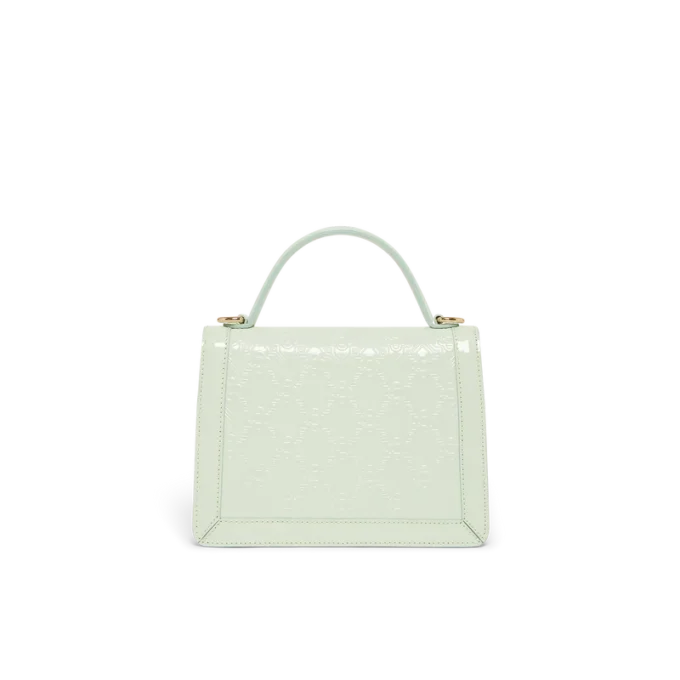 Mini Jeanne-veske med preget Mint-monogram