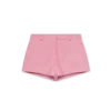 Mini-shorts i preget skinn Mini-shorts i preget skinn