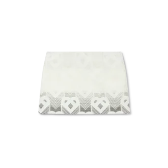 Mini-skjørt i frotté med gradient-hjerte-monogram