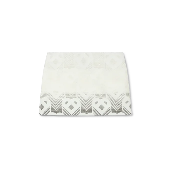 Mini-skjørt i frotté med gradient-hjerte-monogram