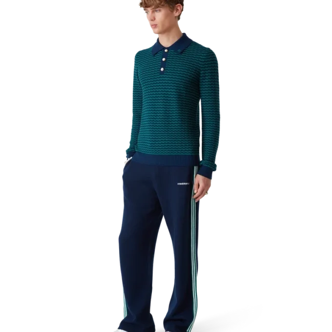 Mini Wave-pique-skjorte