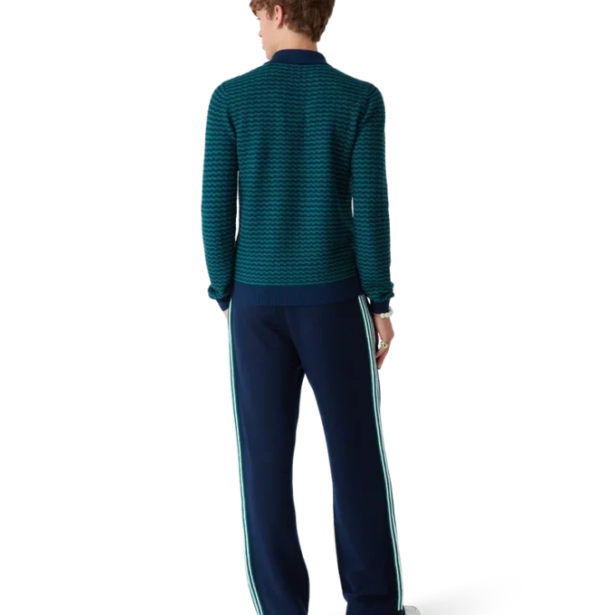 Mini Wave-pique-skjorte