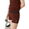 Minishorts i kabelstrikk