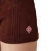 Minishorts i kabelstrikk