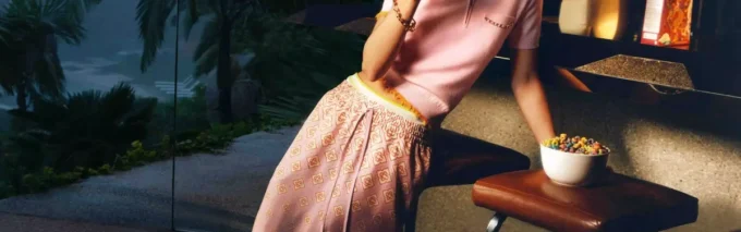 Dobbeltsidig merinoskjørt