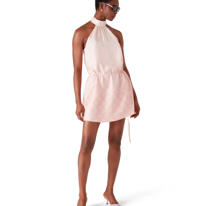 Monogram Degrade silkekjole