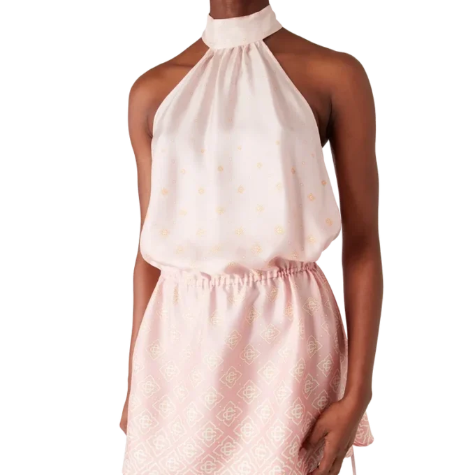 Monogram Degrade silkekjole