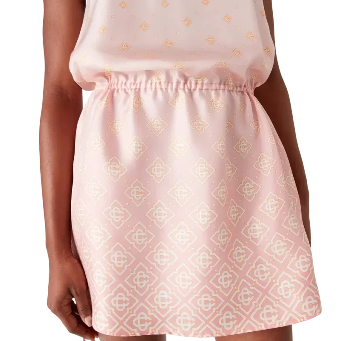 Monogram Degrade silkekjole