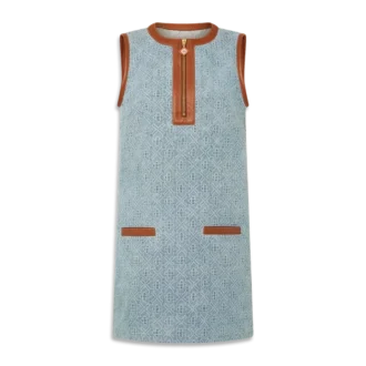Monogram-denimkjole