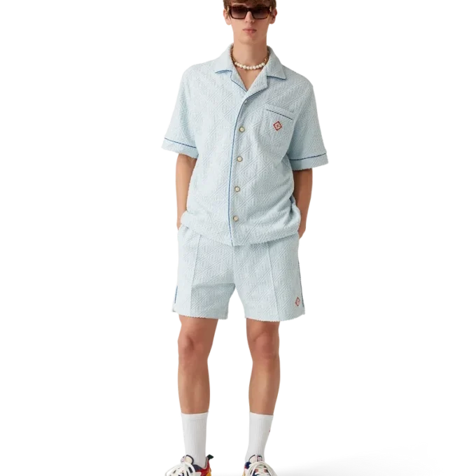 Monogram-frottéshorts