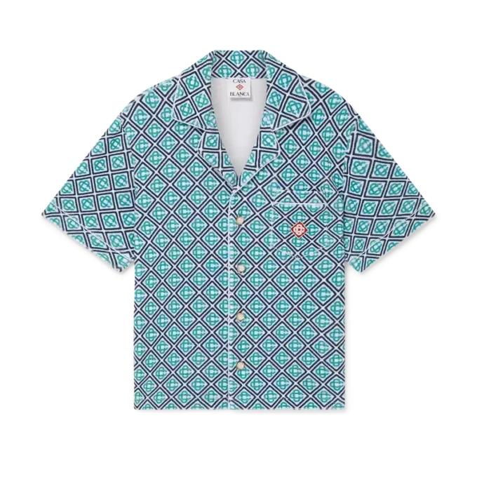 Monogram-frottéskjorte