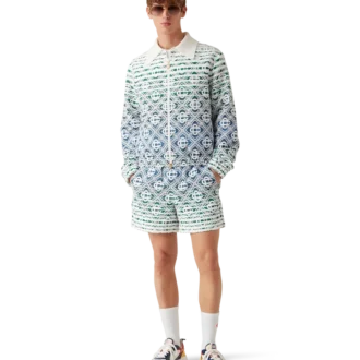 Monogram Gradient-frottéjakke