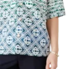 Monogram Gradient-frottéskjorte med korte ermer