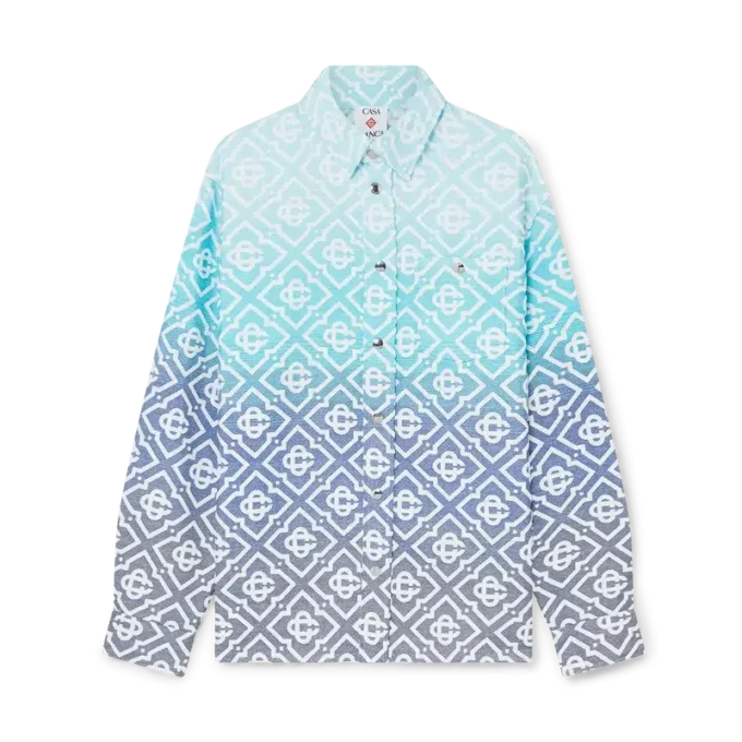 Monogram Gradient Jacquard Shacket