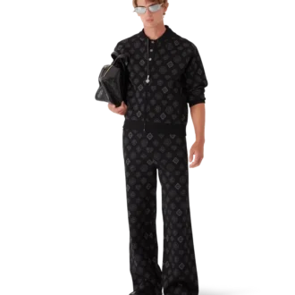 Monogram Jacquard-bomberjakke