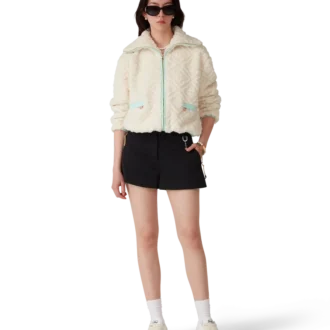 Monogram Jacquard fleecejakke