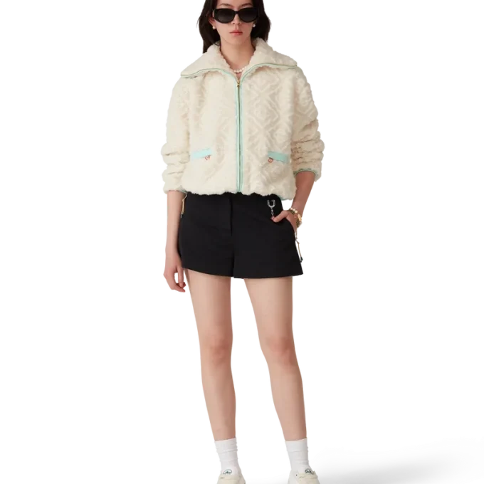 Monogram Jacquard fleecejakke