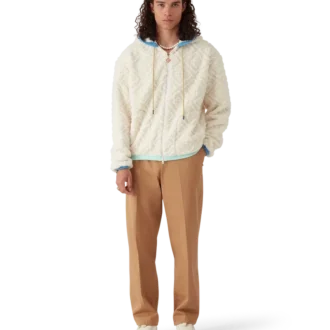 Monogram Jacquard fleecejakke