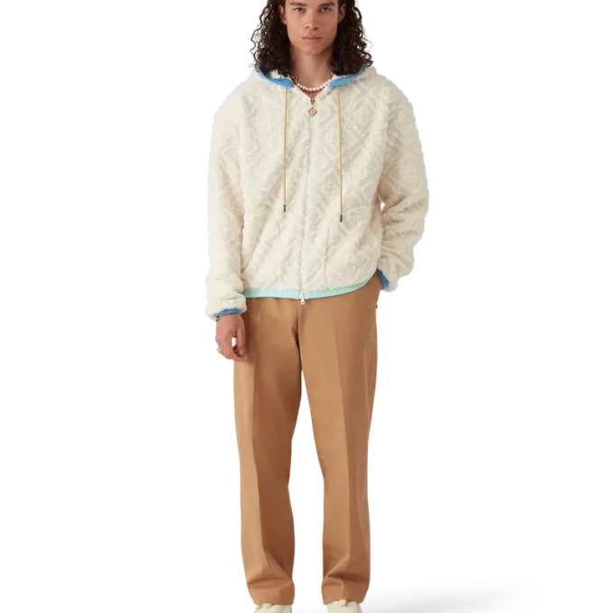 Monogram Jacquard fleecejakke