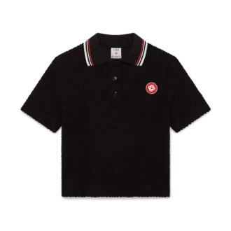 Monogram Jacquard-frotté-pique-skjorte