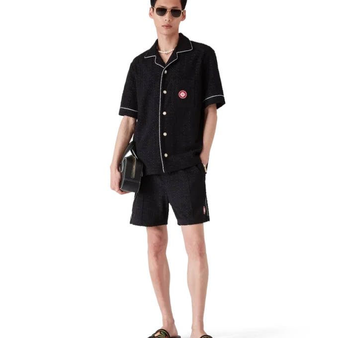 Monogram Jacquard-frotté-Shorts