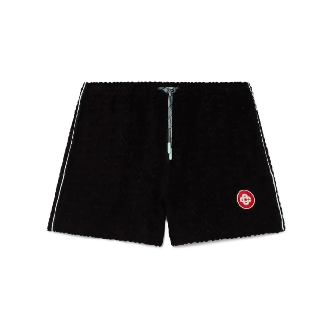Monogram Jacquard-frottéshorts