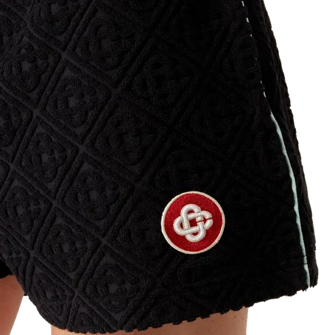 Monogram Jacquard-frottéshorts