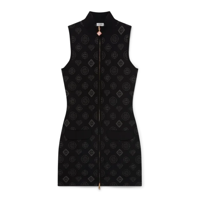 Monogram Jacquard-kjole