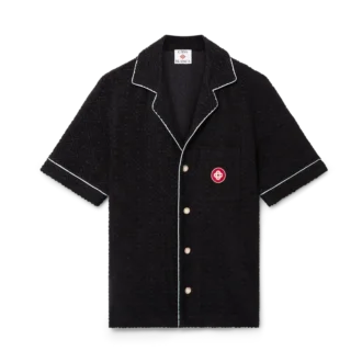 Monogram Jacquard kortærmet frottéskjorte med shorts
