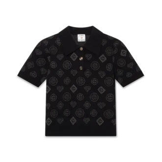 Monogram Jacquard Pique-skjorte