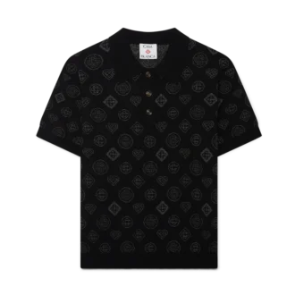 Monogram Jacquard Pique-skjorte