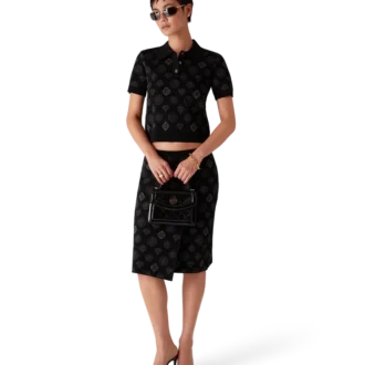 Monogram Jacquard Pique-skjorte