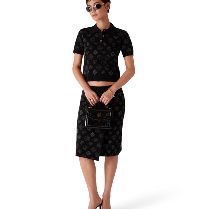Monogram Jacquard Pique-skjorte