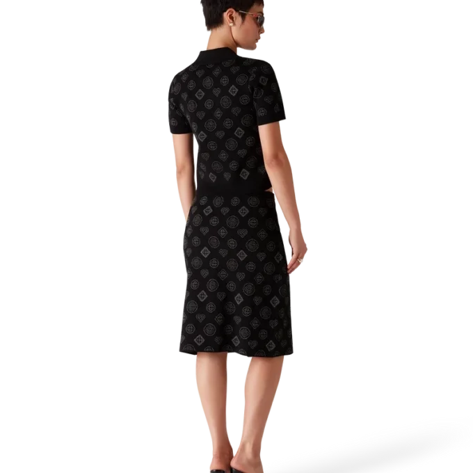 Monogram Jacquard-skjørt