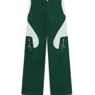 Monogram Jacquard-strikkbukser