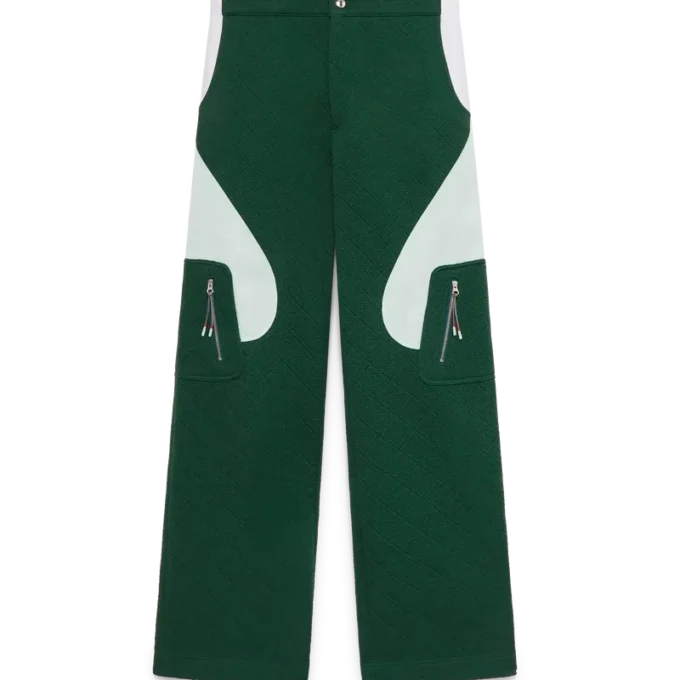 Monogram Jacquard-strikkbukser