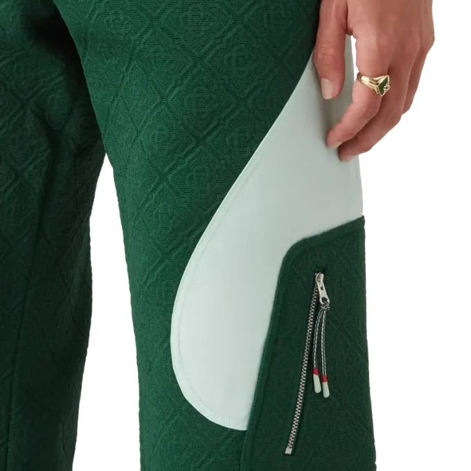 Monogram Jacquard-strikkbukser