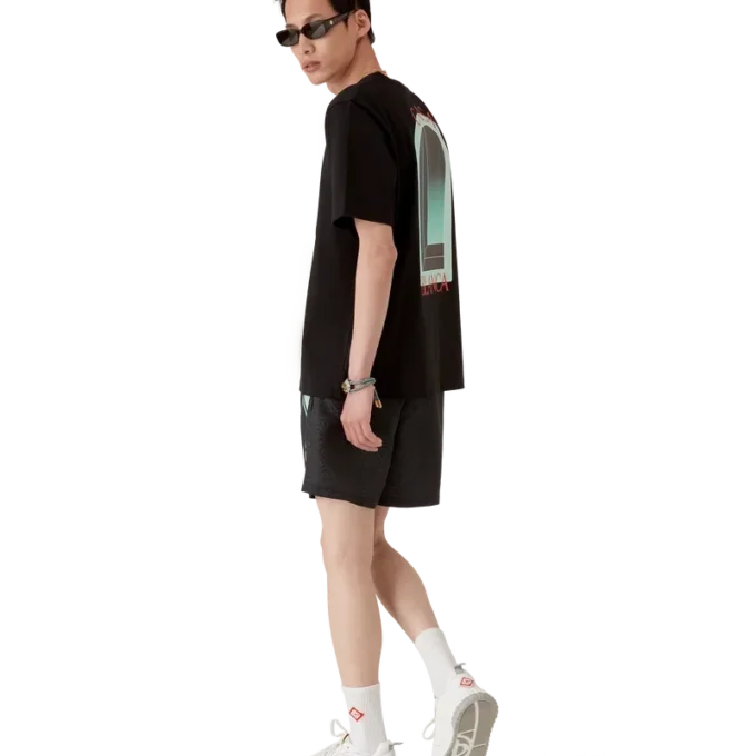 Monogram Jacquard Stripe-shorts