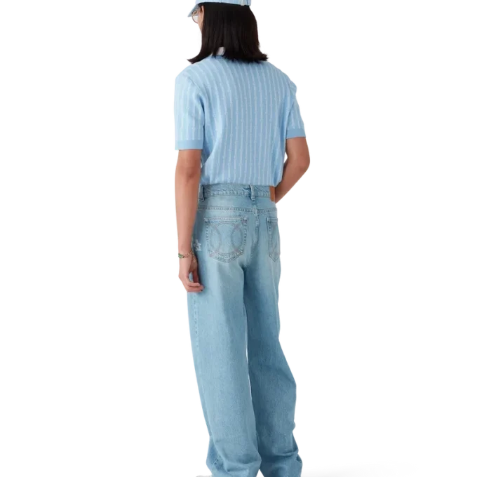 Monogram-pique-skjorte