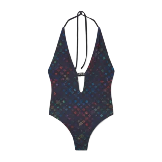 Monogram Plunge-badedrakt