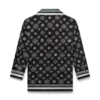 Monogram pyjamaskjorte i silkesatin