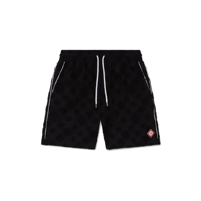 Monogram-Shorts i frotté