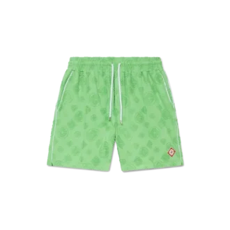 Monogram-Shorts i frotté