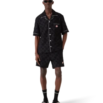 Monogram-Shorts i frotté