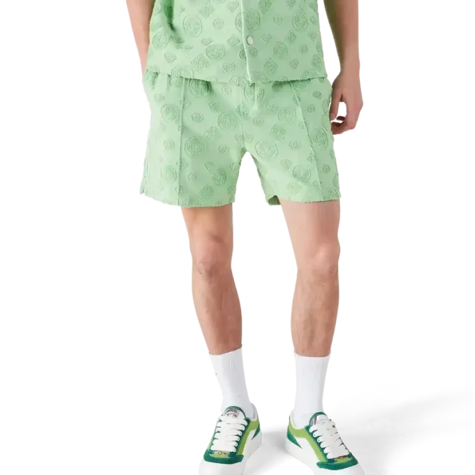 Monogram-Shorts i frotté