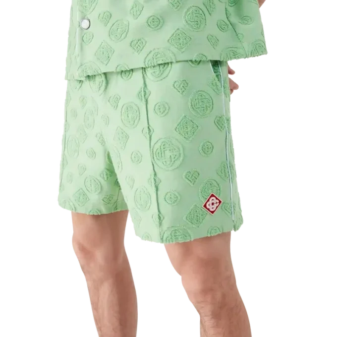 Monogram-Shorts i frotté